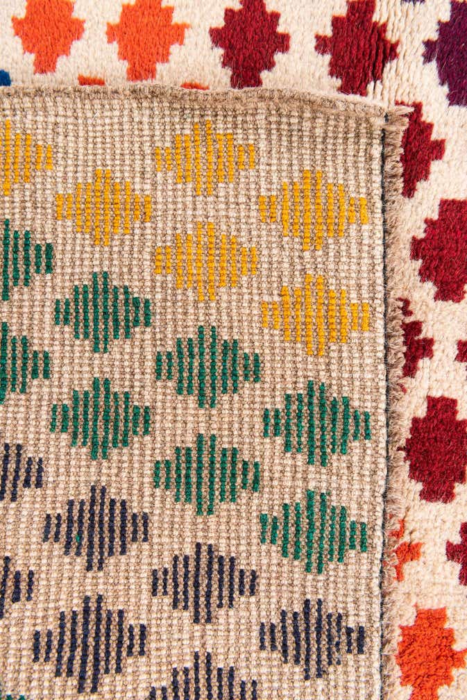 5' 1 x 6' 6 Hand Knotted Balouch Wool Rug