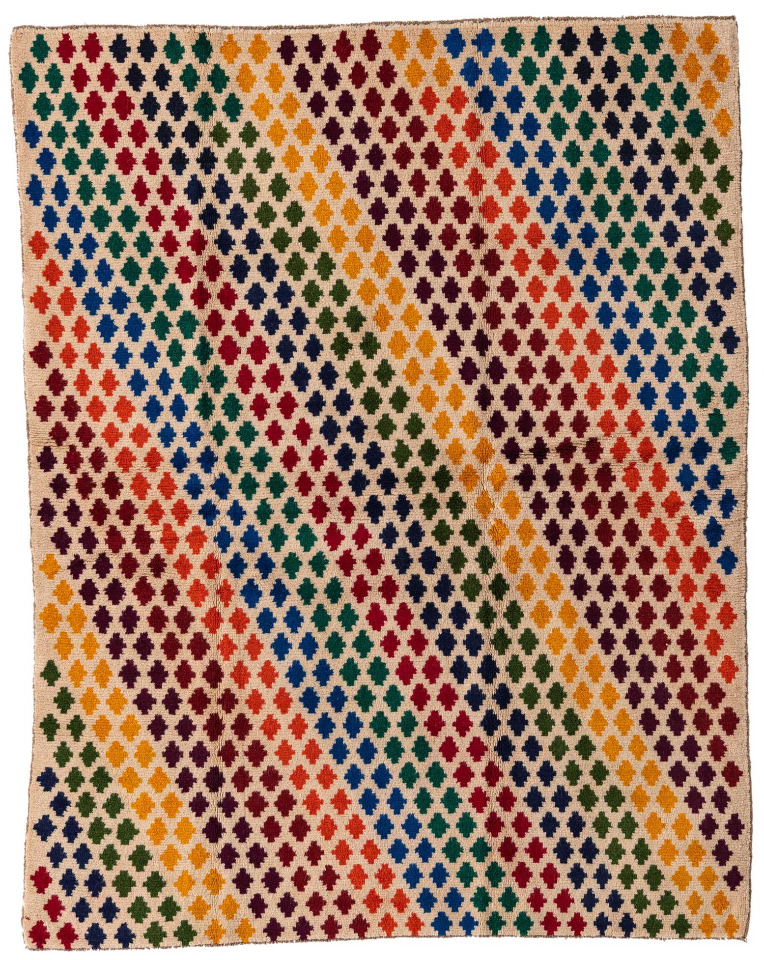 5' 1 x 6' 6 Hand Knotted Balouch Wool Rug