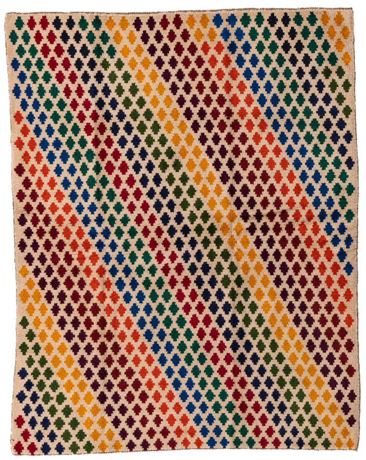 5' 1 x 6' 6 Hand Knotted Balouch Wool Rug