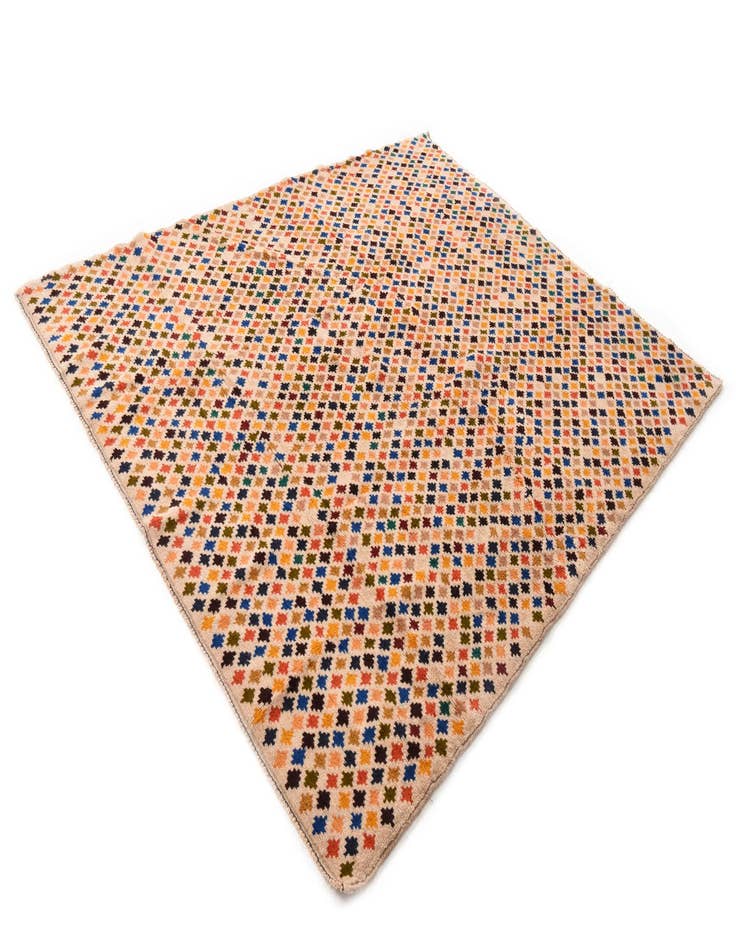 Detail image of 6' 1 x 7' 7  Hand Knotted Balouch Wool Rug