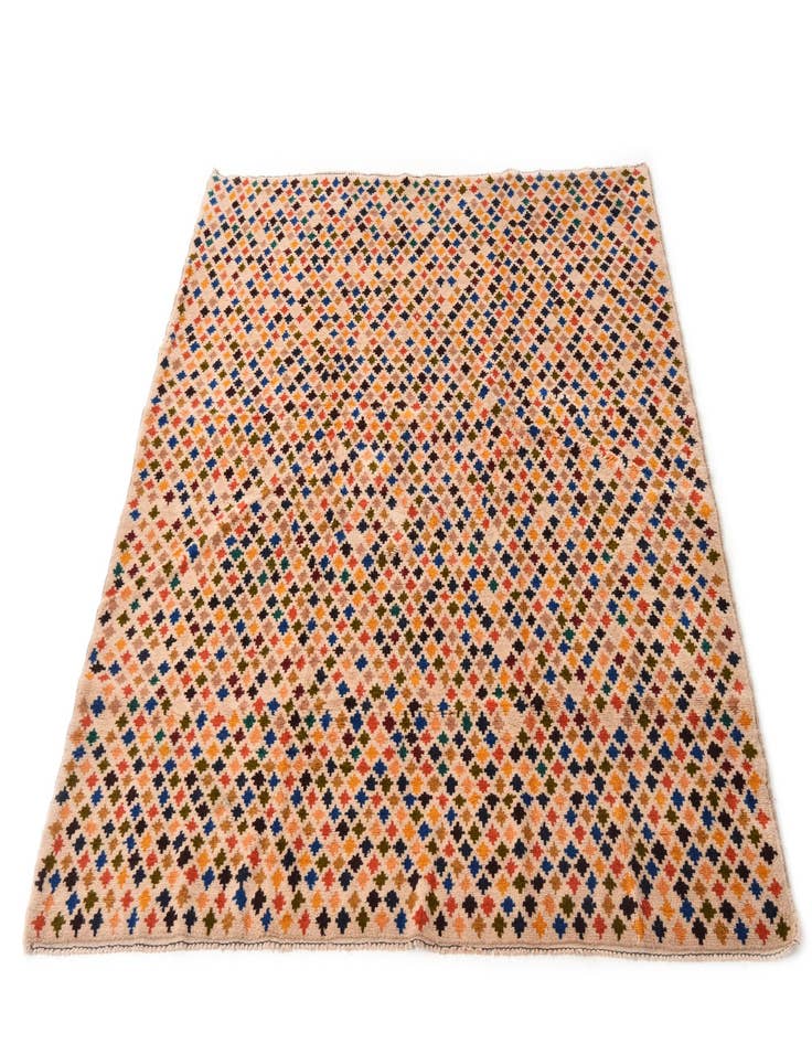 Detail image of 6' 1 x 7' 7  Hand Knotted Balouch Wool Rug