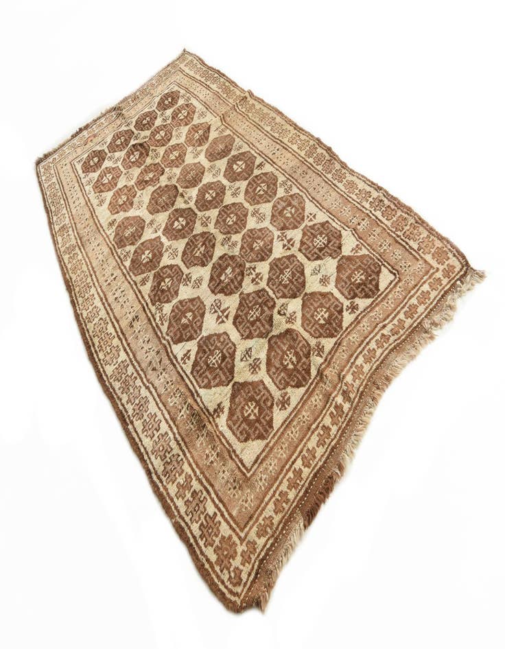 Detail image of 5' 4 x 9' 8 Hand Knotted Balouch Wool Rug