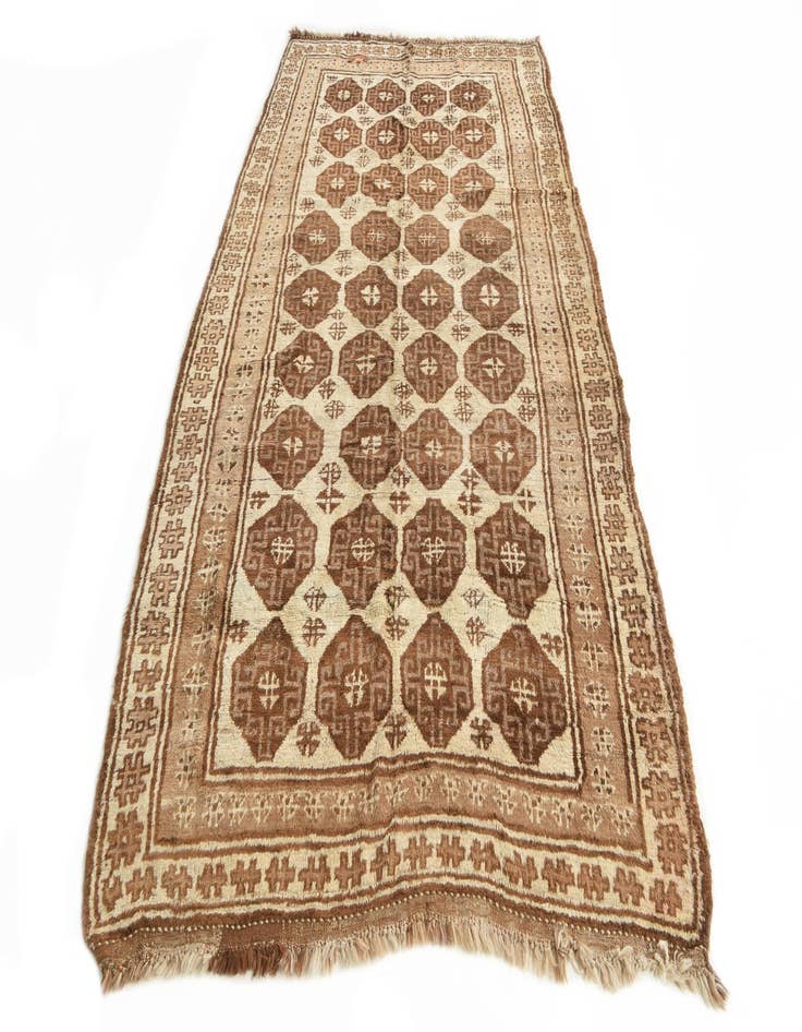 Detail image of 5' 4 x 9' 8 Hand Knotted Balouch Wool Rug