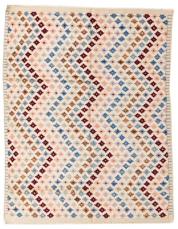 Detail image of 5' 4 x 8' Hand Knotted Balouch Wool Rug