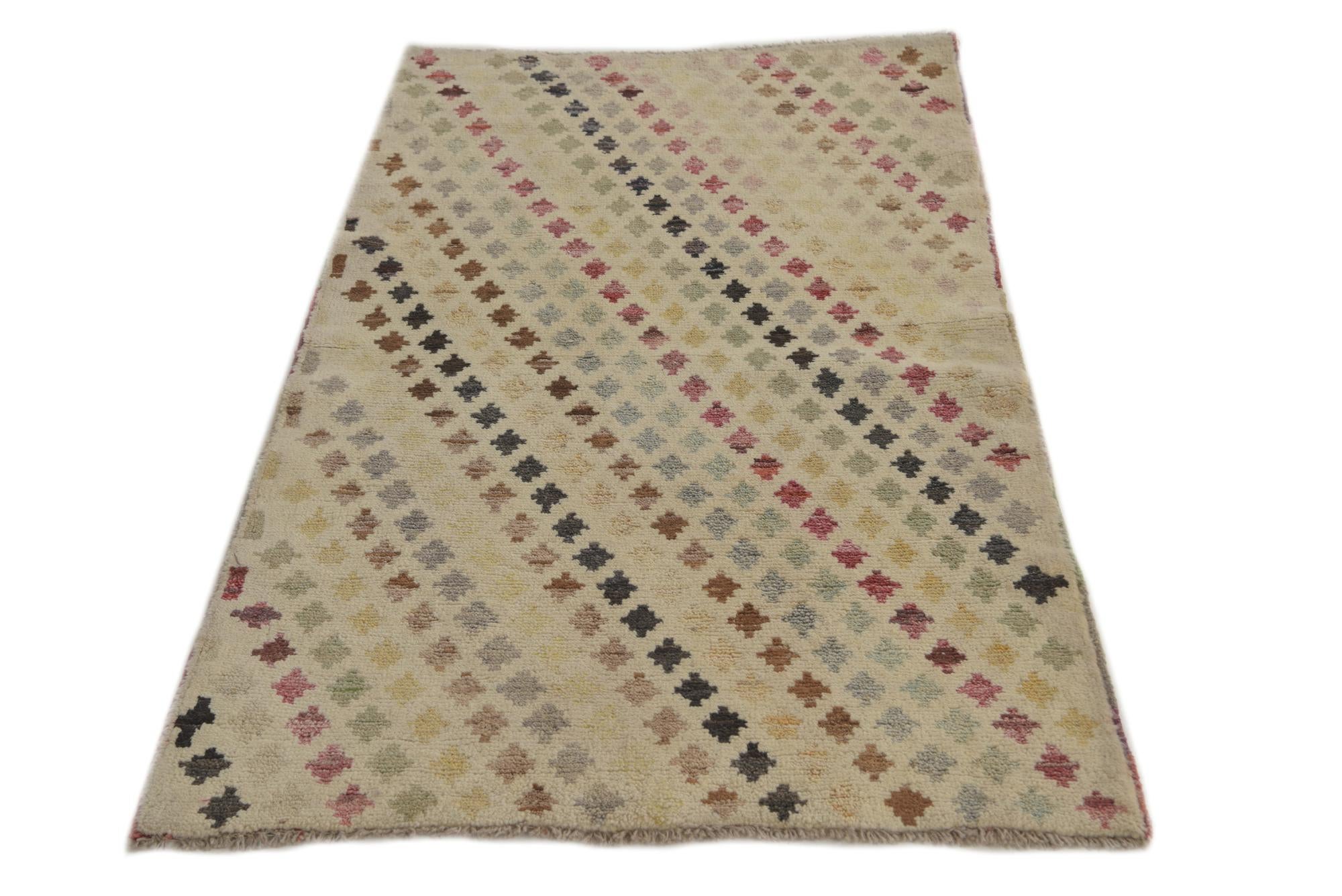 2' 10 x 4' 9 Hand Knotted Balouch Wool Rug