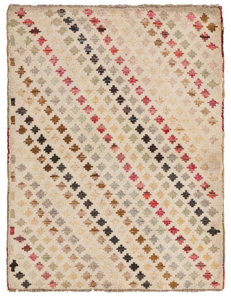 Detail image of 2' 10 x 4' 9 Hand Knotted Balouch Wool Rug