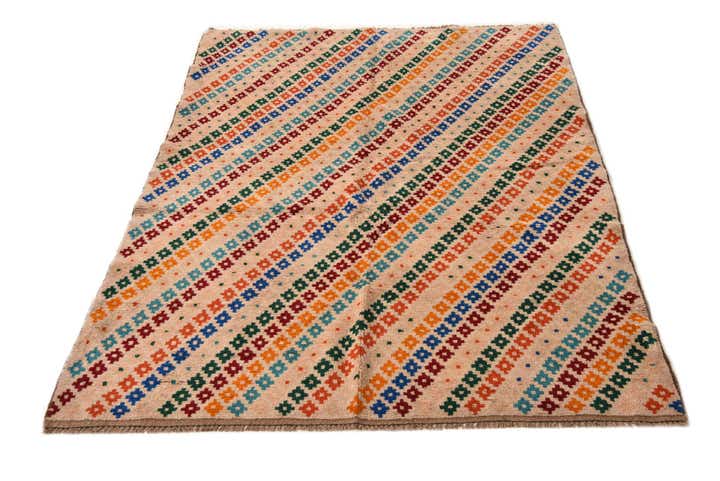 4' x 6' Hand Knotted Balouch Wool Rug
