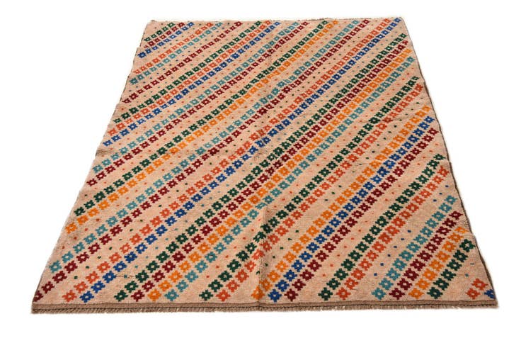 Detail image of 4' x 6' Hand Knotted Balouch Wool Rug