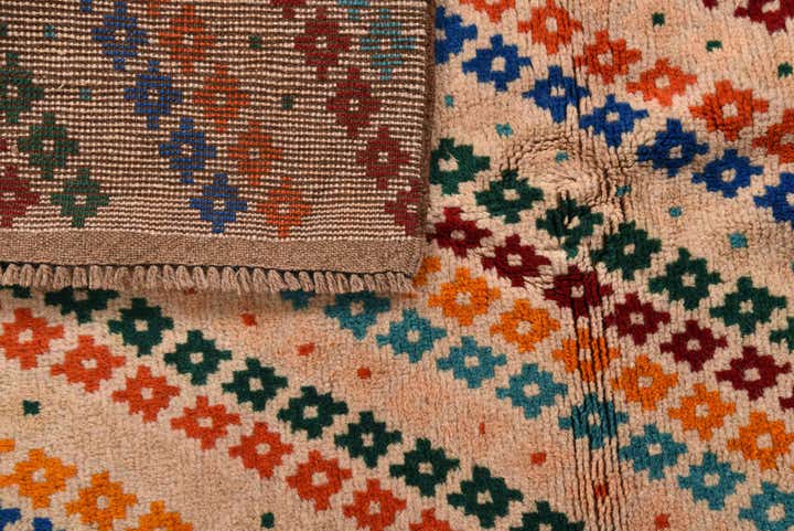 4' x 6' Hand Knotted Balouch Wool Rug