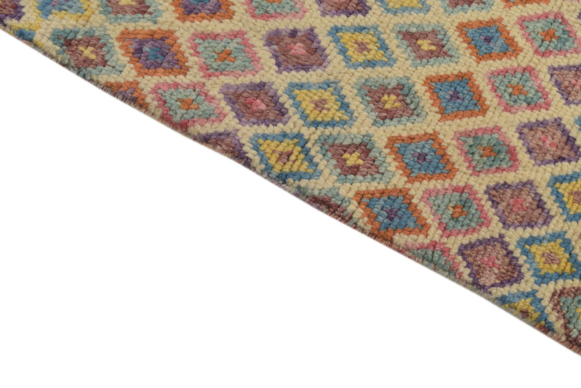 4' 5 x 6' 5 Hand Knotted Balouch Wool Rug