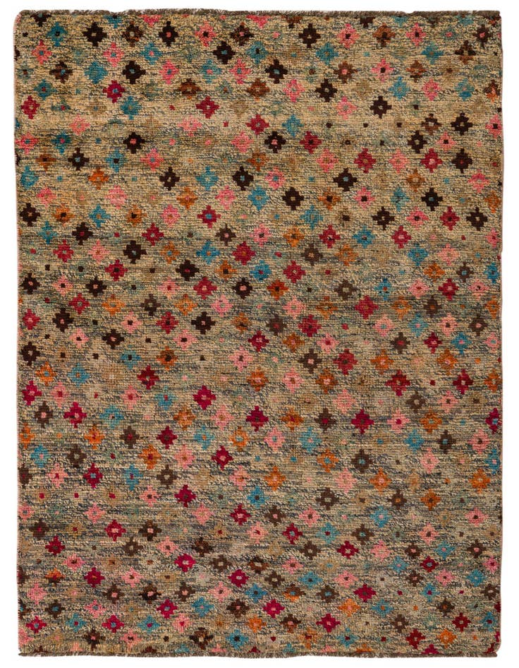 Detail image of 4' x 6' 1 Hand Knotted Balouch Wool Rug