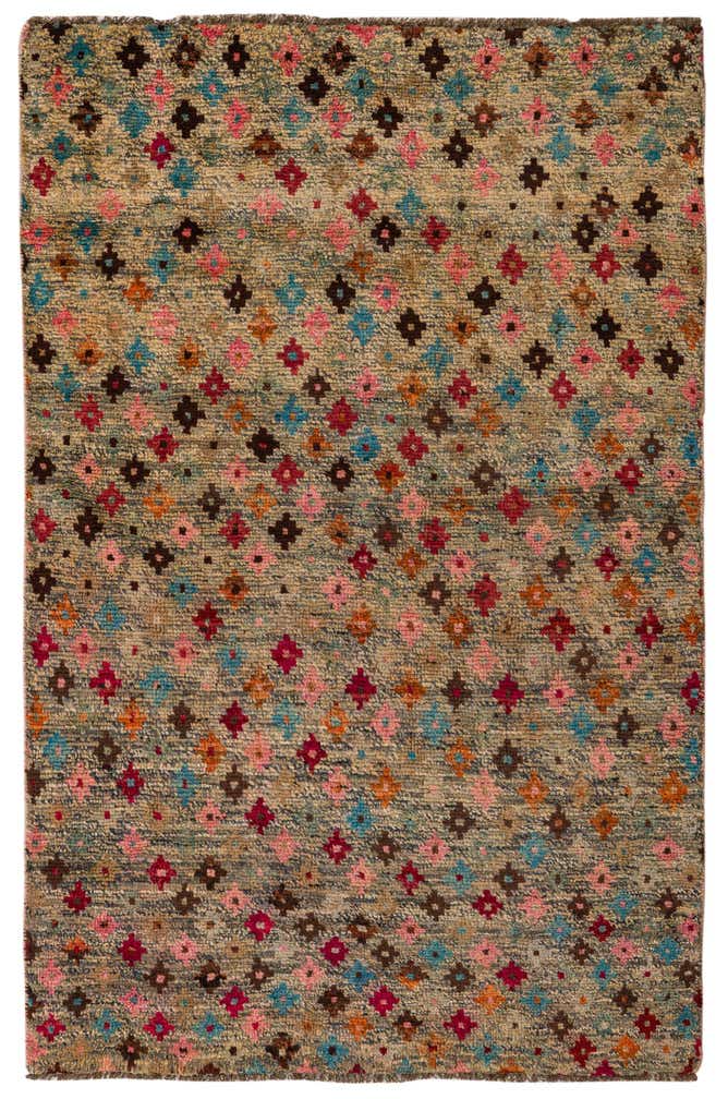 4' x 6' 1 Hand Knotted Balouch Wool Rug