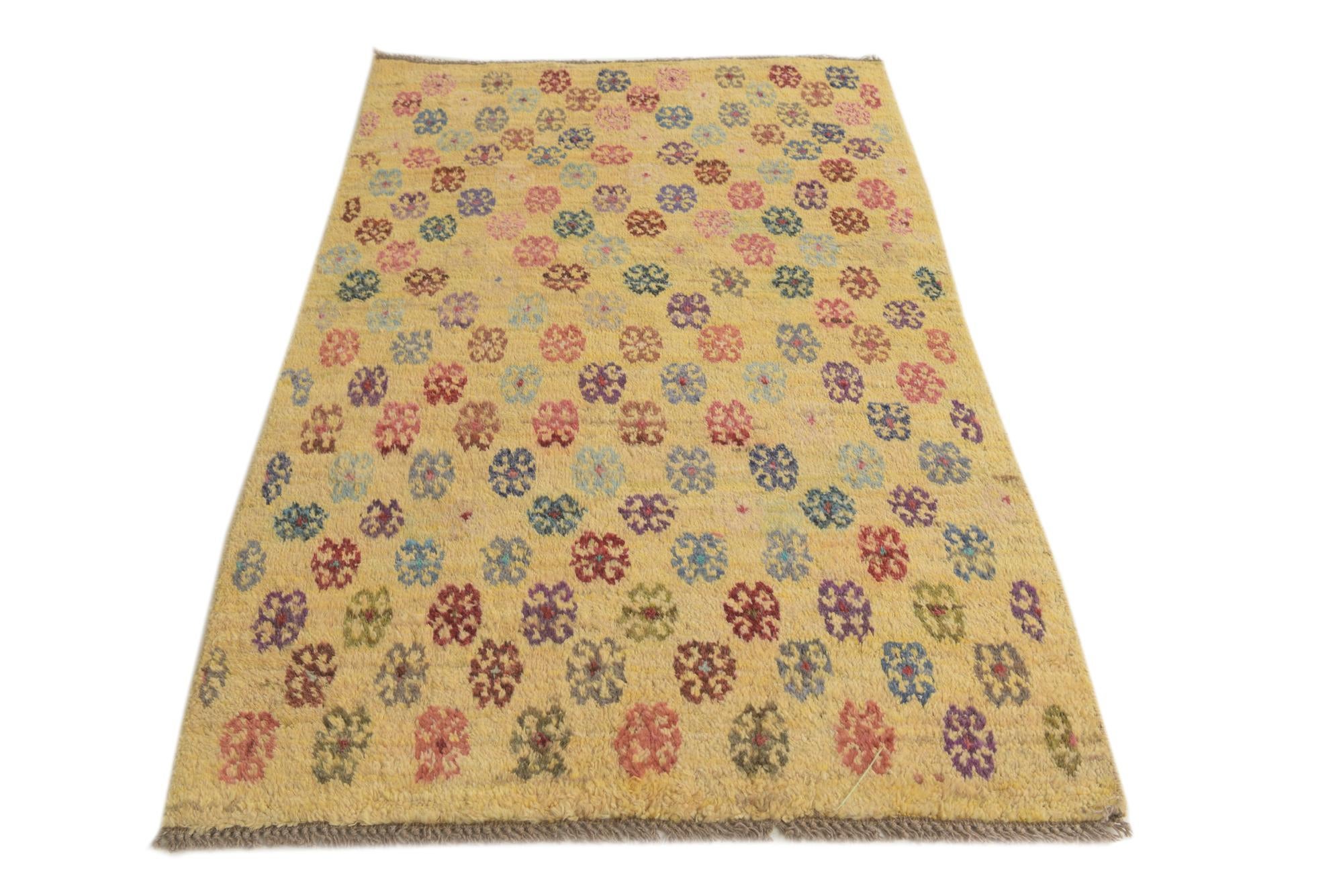 3' 10 x 6' 3 Hand Knotted Balouch Wool Rug