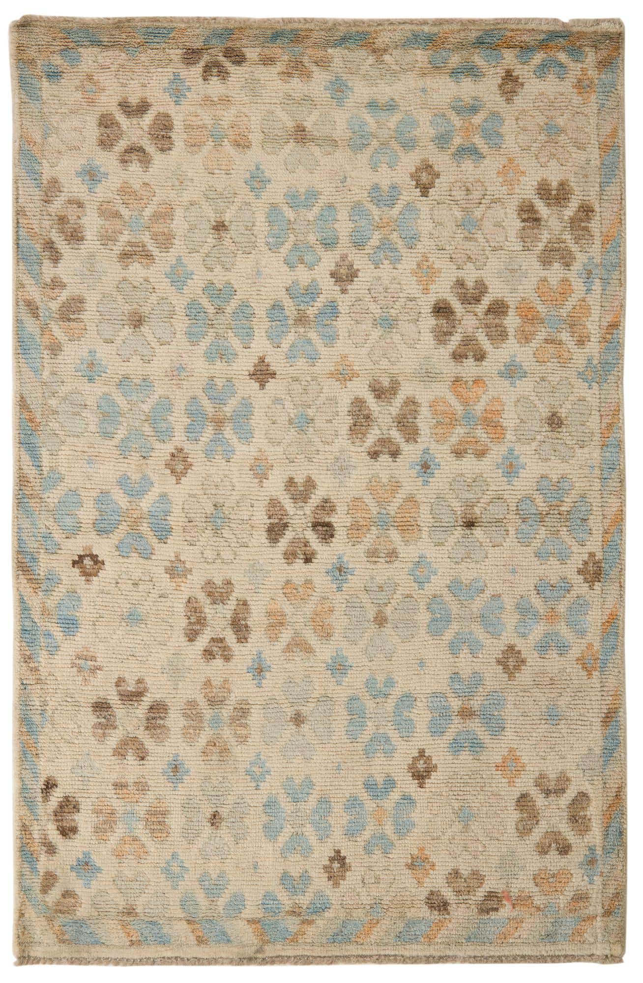 4' 5 x 6' 5 Hand Knotted Balouch Wool Rug