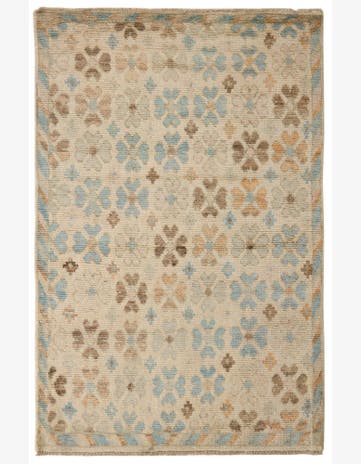 4' 5 x 6' 5 Hand Knotted Balouch Wool Rug
