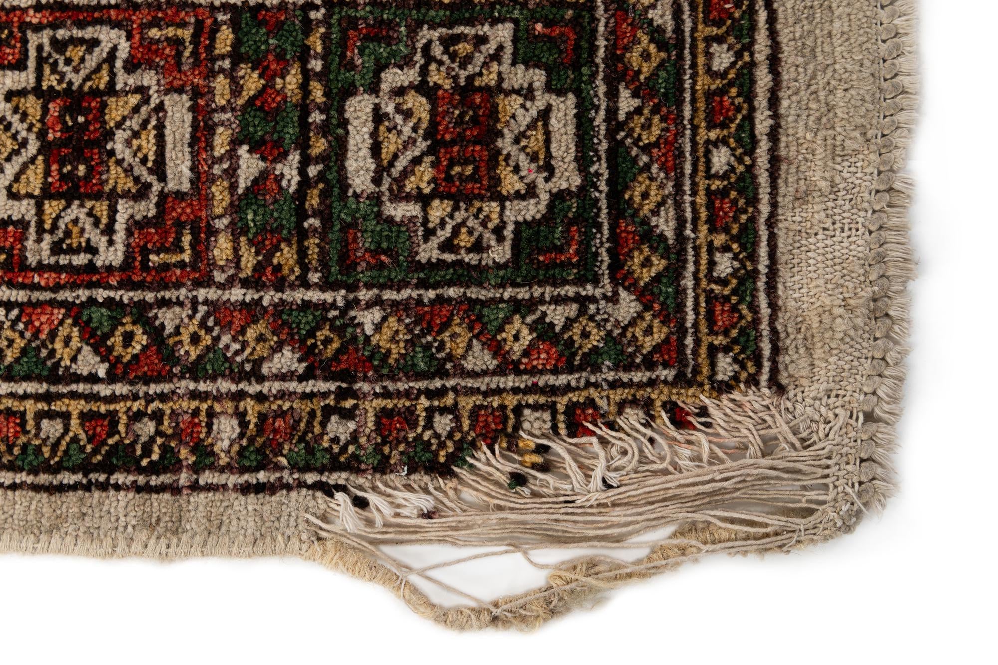 6' 6 x 9' 5 Hand Knotted Balouch Persian Wool Rug