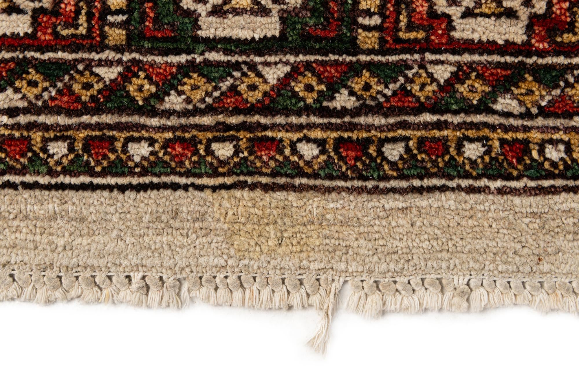 6' 6 x 9' 5 Hand Knotted Balouch Persian Wool Rug