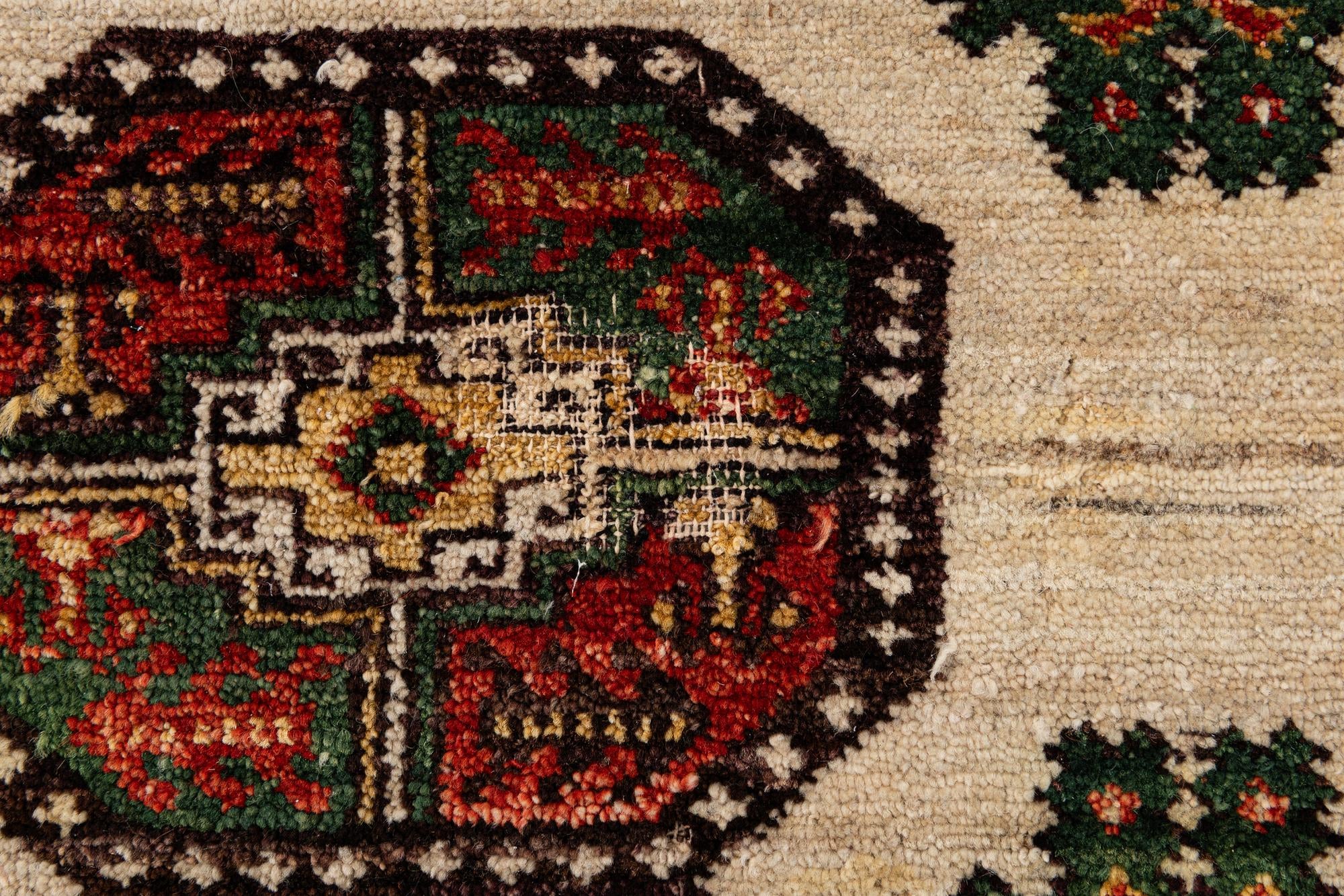 6' 6 x 9' 5 Hand Knotted Balouch Persian Wool Rug