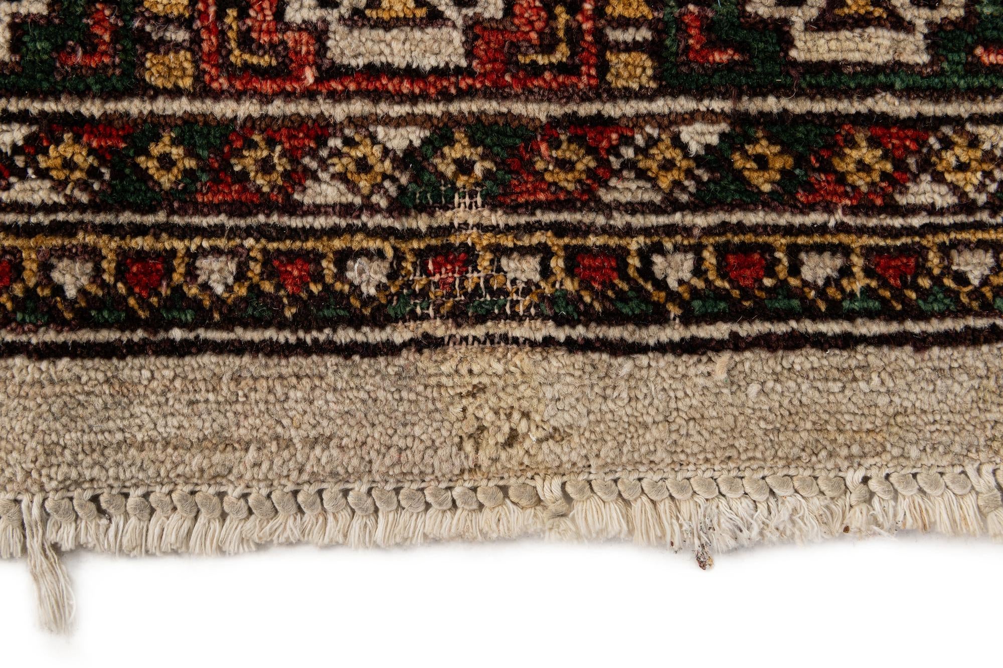 6' 6 x 9' 5 Hand Knotted Balouch Persian Wool Rug