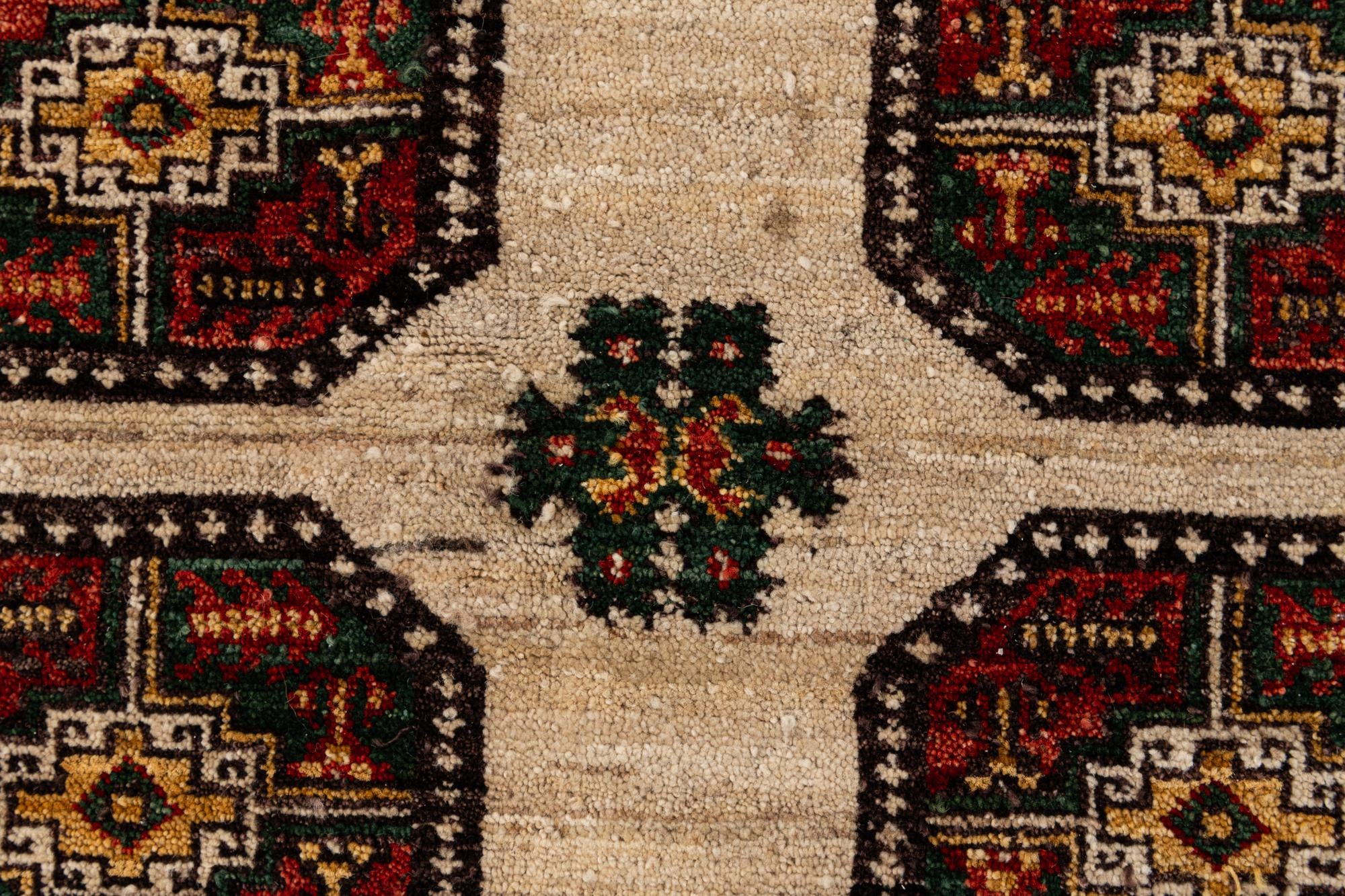 6' 6 x 9' 5 Hand Knotted Balouch Persian Wool Rug