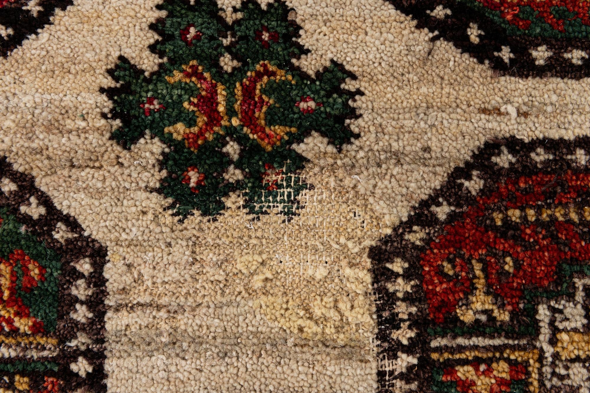 6' 6 x 9' 5 Hand Knotted Balouch Persian Wool Rug
