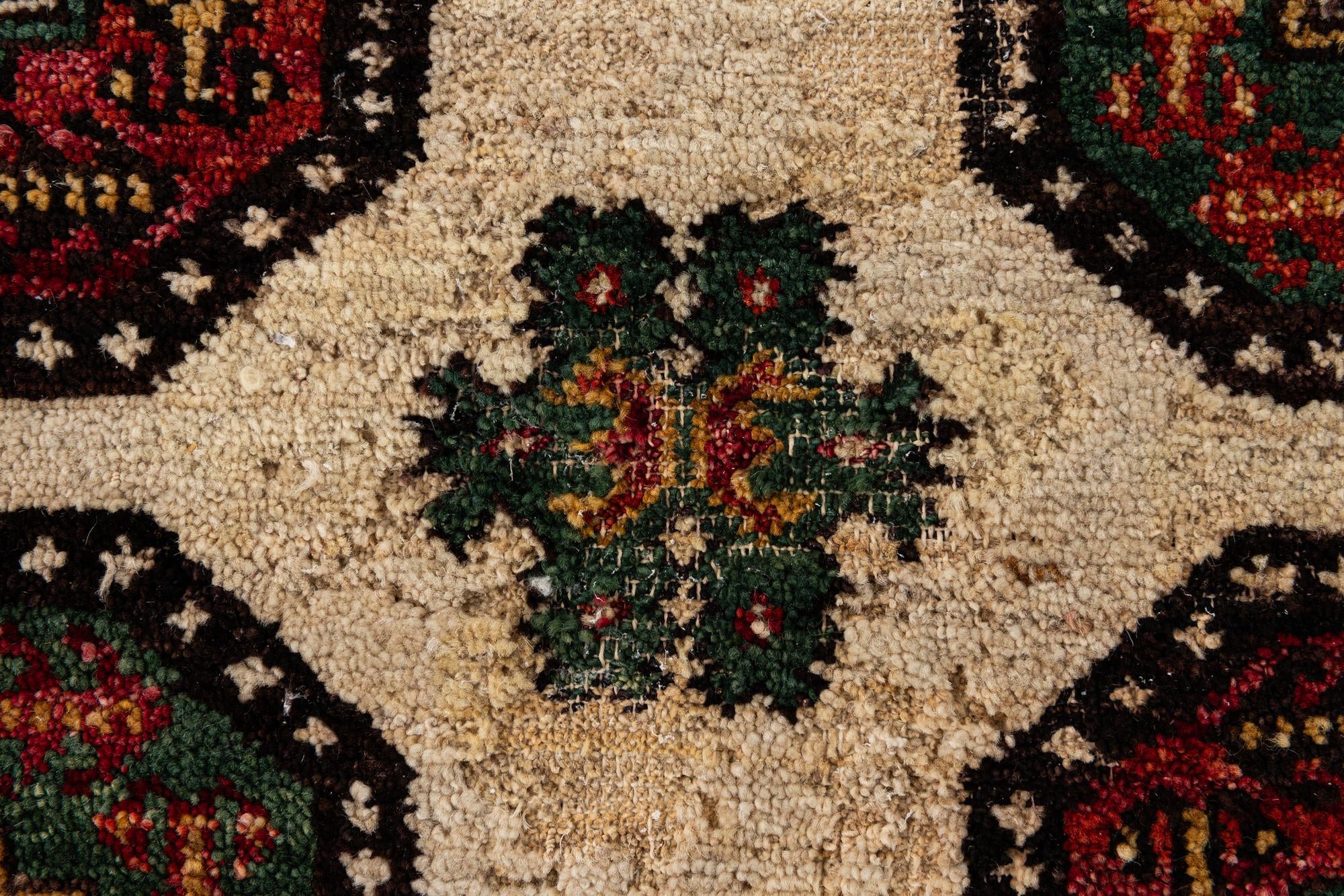 6' 6 x 9' 5 Hand Knotted Balouch Persian Wool Rug