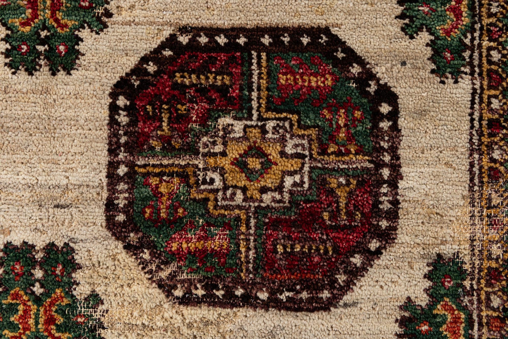 6' 6 x 9' 5 Hand Knotted Balouch Persian Wool Rug