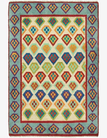 2' 9 x 4' Hand Knotted Balouch Rug