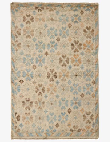 4' 5 x 6' 5 Hand Knotted Balouch Wool Rug