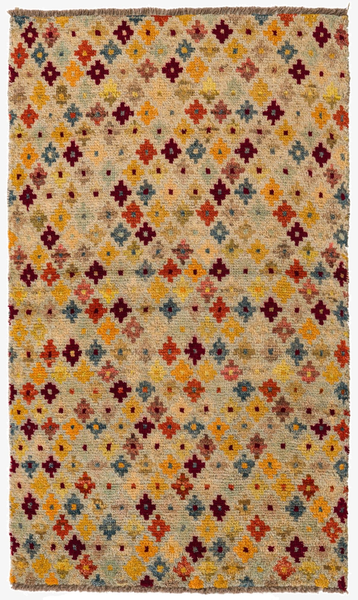 3' 1 x 5' 2  Hand Knotted Balouch Wool Rug