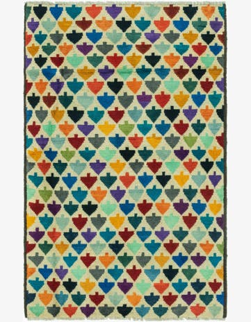 3' 2 x 5' 1 Hand Knotted Balouch Rug