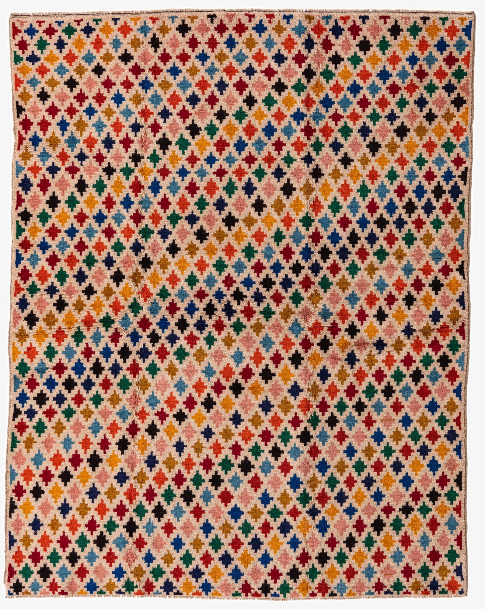 5' 3 x 6' 8  Hand Knotted Balouch Wool Rug