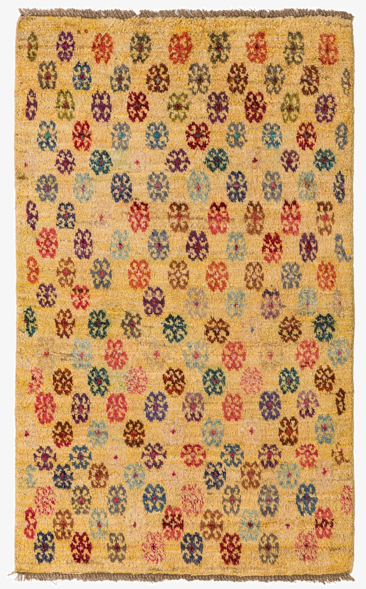 3' 10 x 6' 3  Hand Knotted Balouch Wool Rug