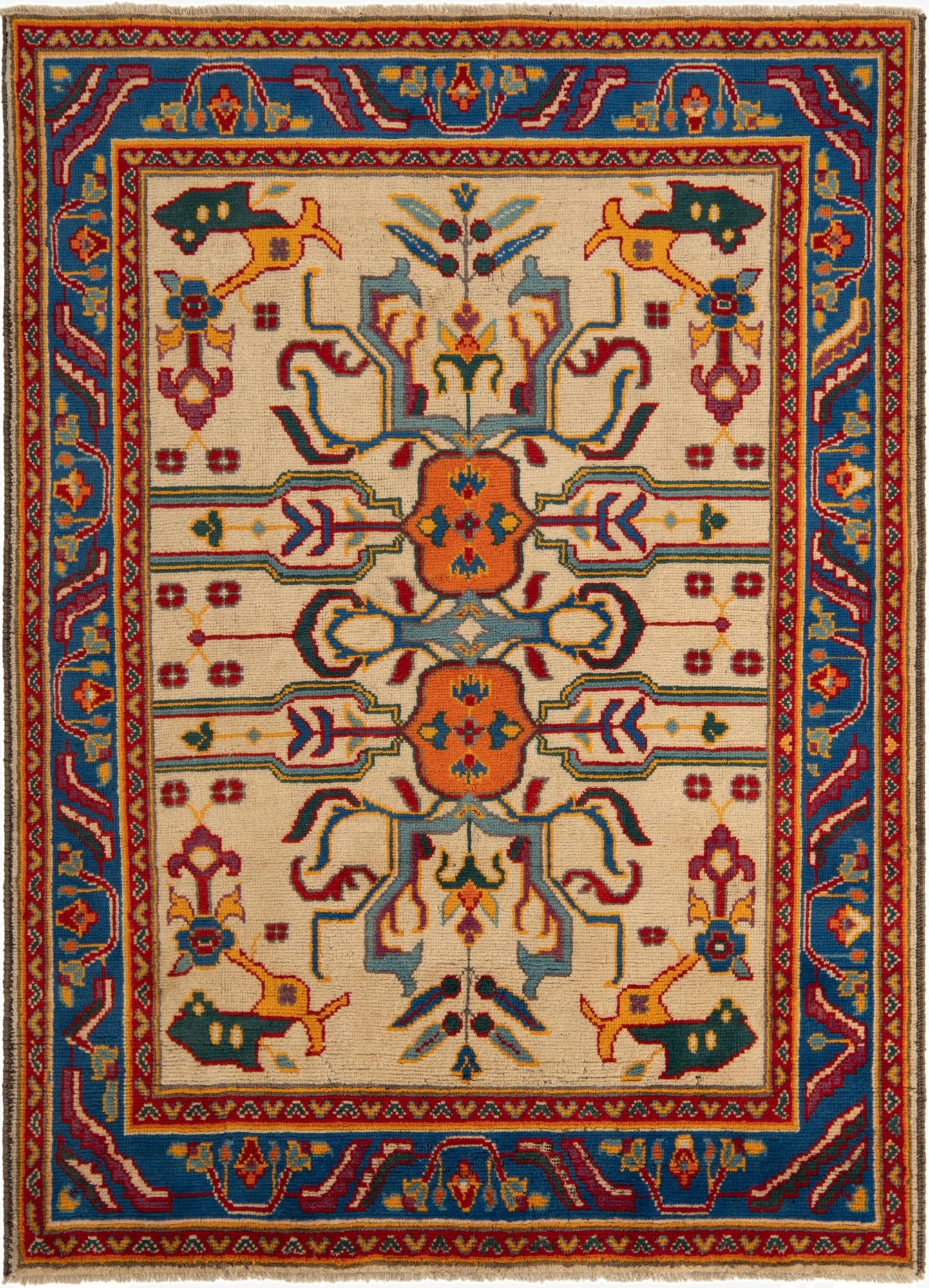 5' 7 x 8'  Hand Knotted Balouch Rug