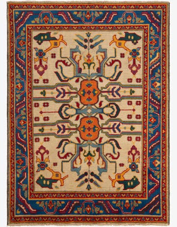 5' 7 x 8' Hand Knotted Balouch Rug