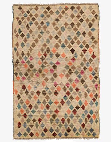 3' x 4' 8 Hand Knotted Balouch Wool Rug