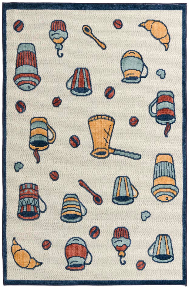 Detail image of 5' x 7' 6 Easy-Clean Belize Indoor / Outdoor Rug