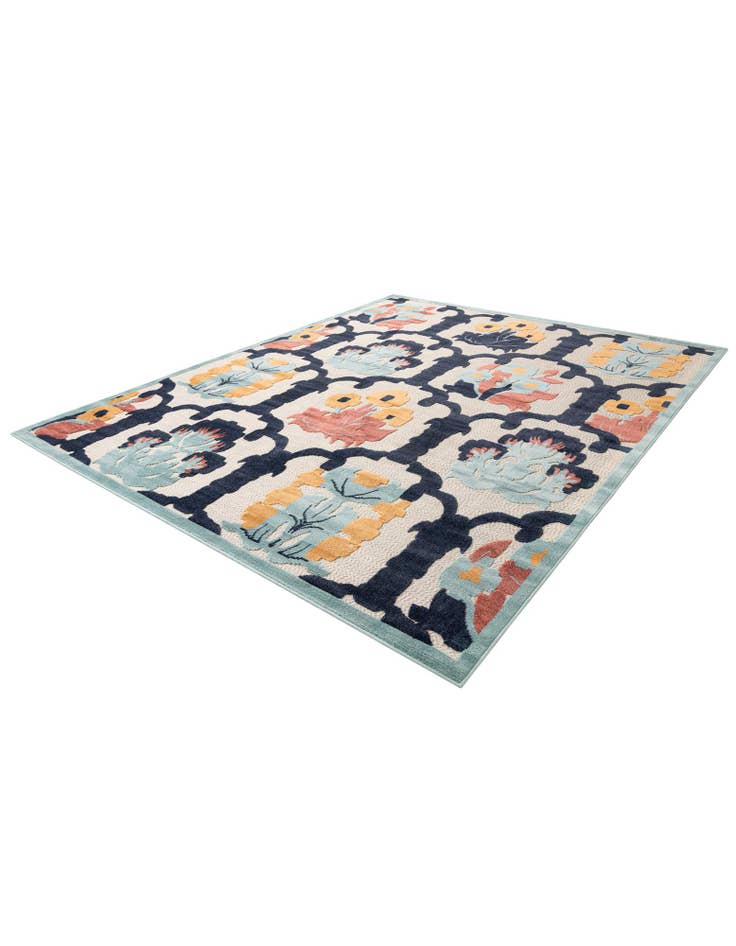 Detail image of 9' x 12'  Washable Belize Indoor / Outdoor Rug