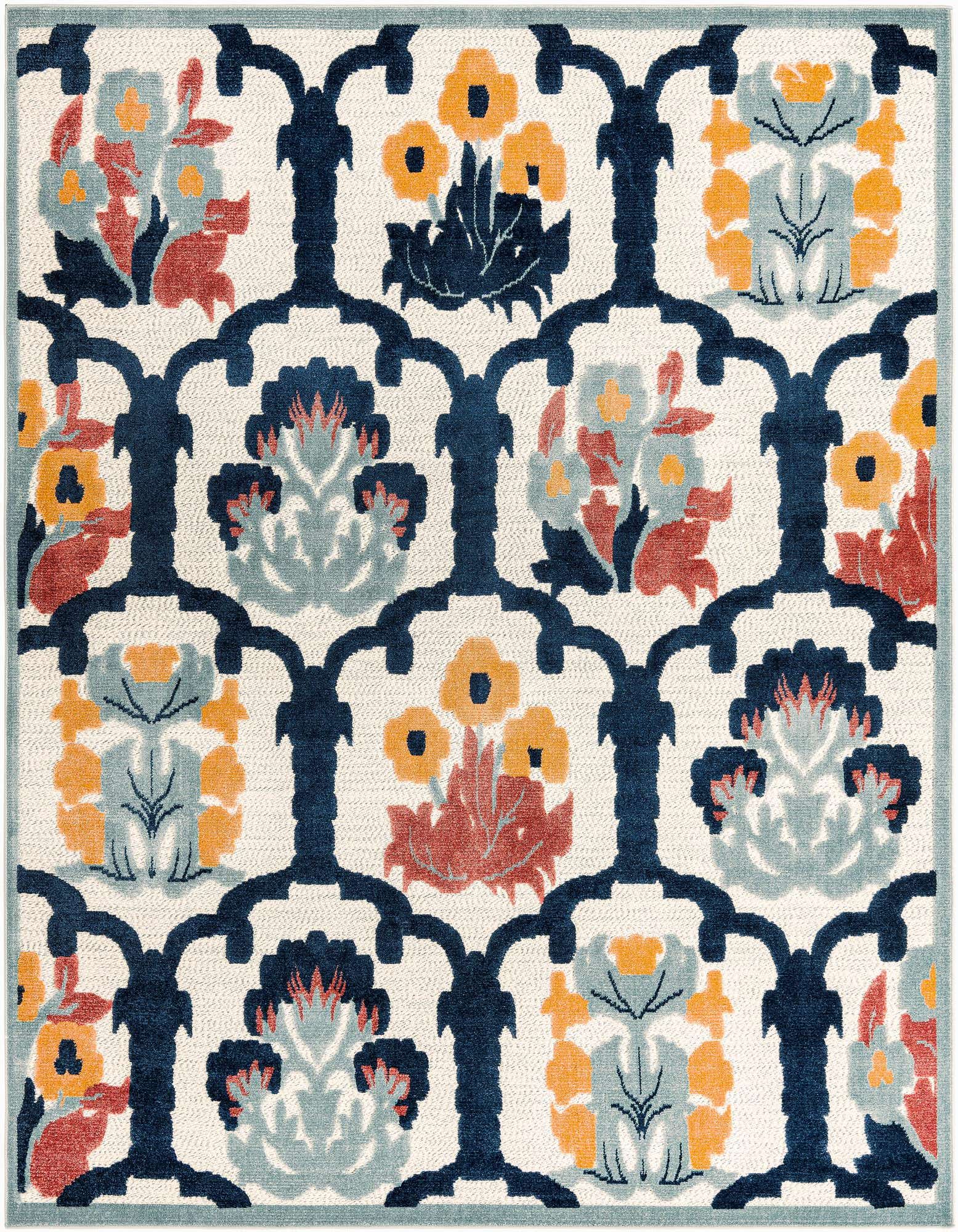 7' 10 x 10' Easy-Clean Belize Indoor / Outdoor Rug