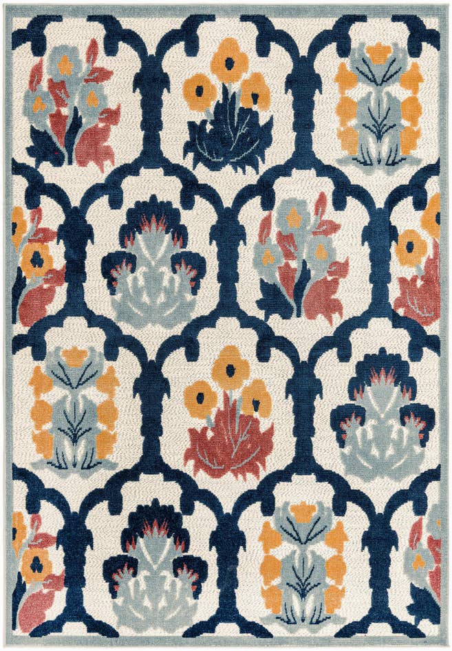 Detail image of 6' x 9' Easy-Clean Belize Indoor / Outdoor Rug