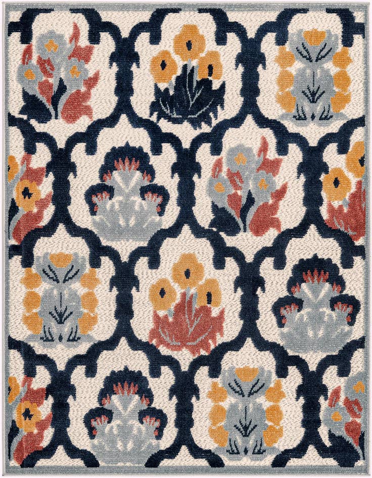 Detail image of 4' x 6' Easy-Clean Belize Indoor / Outdoor Rug
