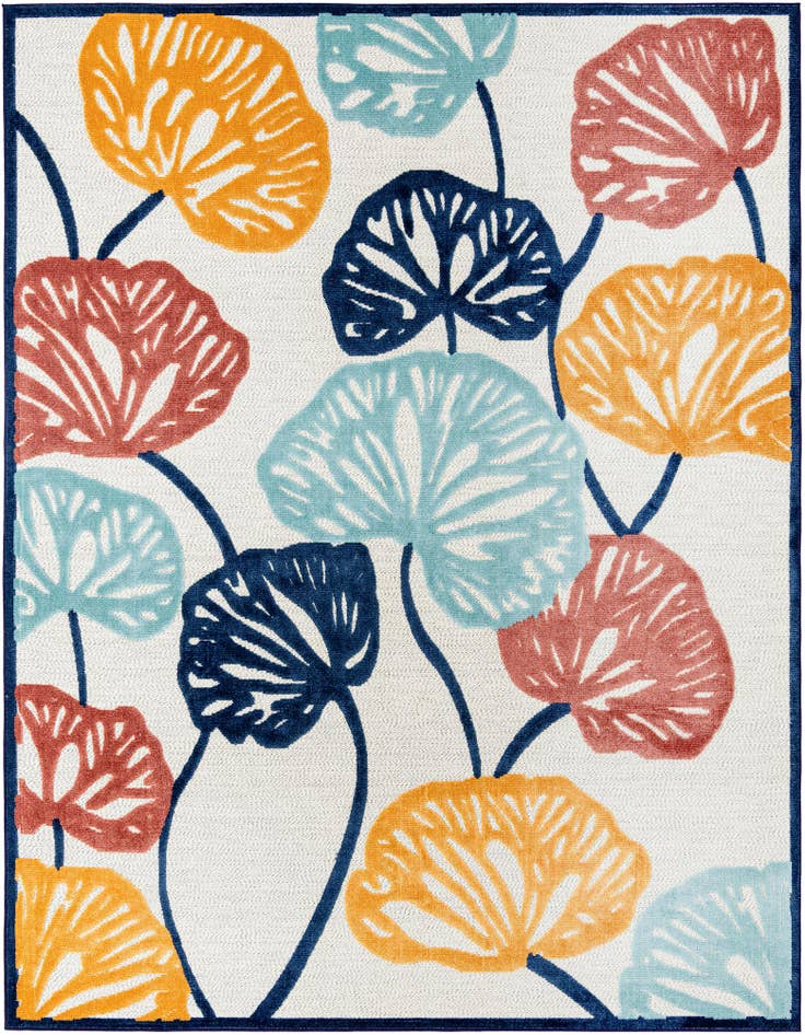 Detail image of 9' x 12' Easy-Clean Belize Indoor / Outdoor Rug