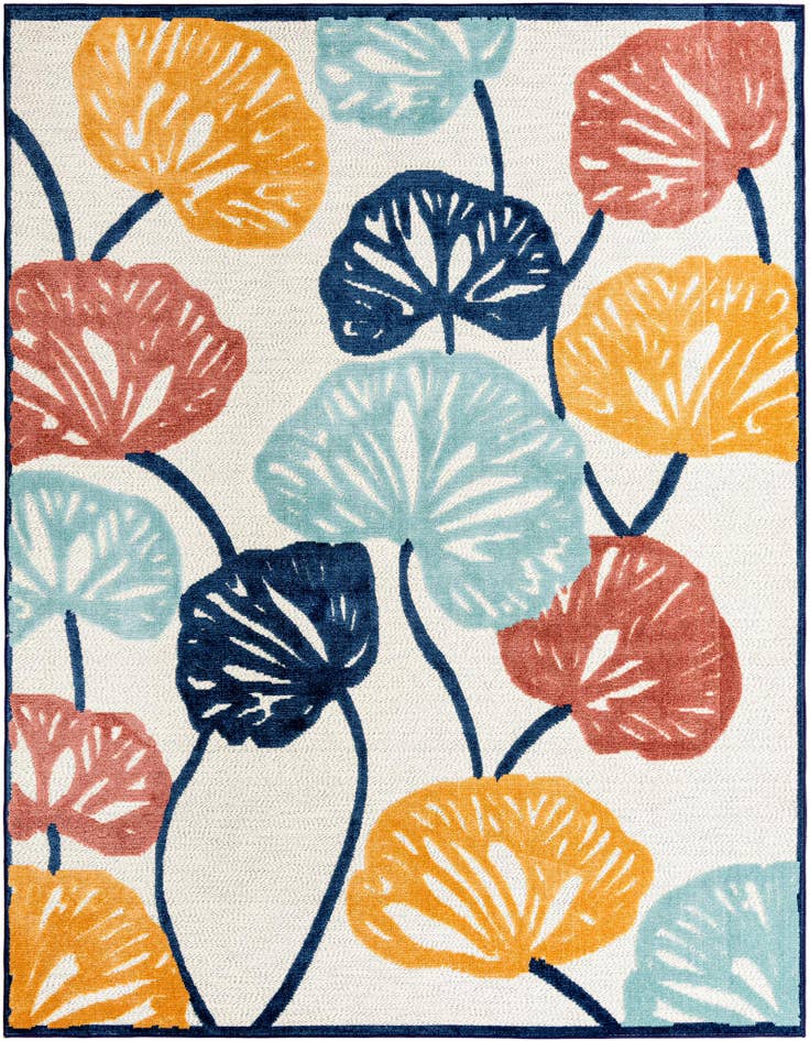 Detail image of 7' 10 x 10' Easy-Clean Belize Indoor / Outdoor Rug