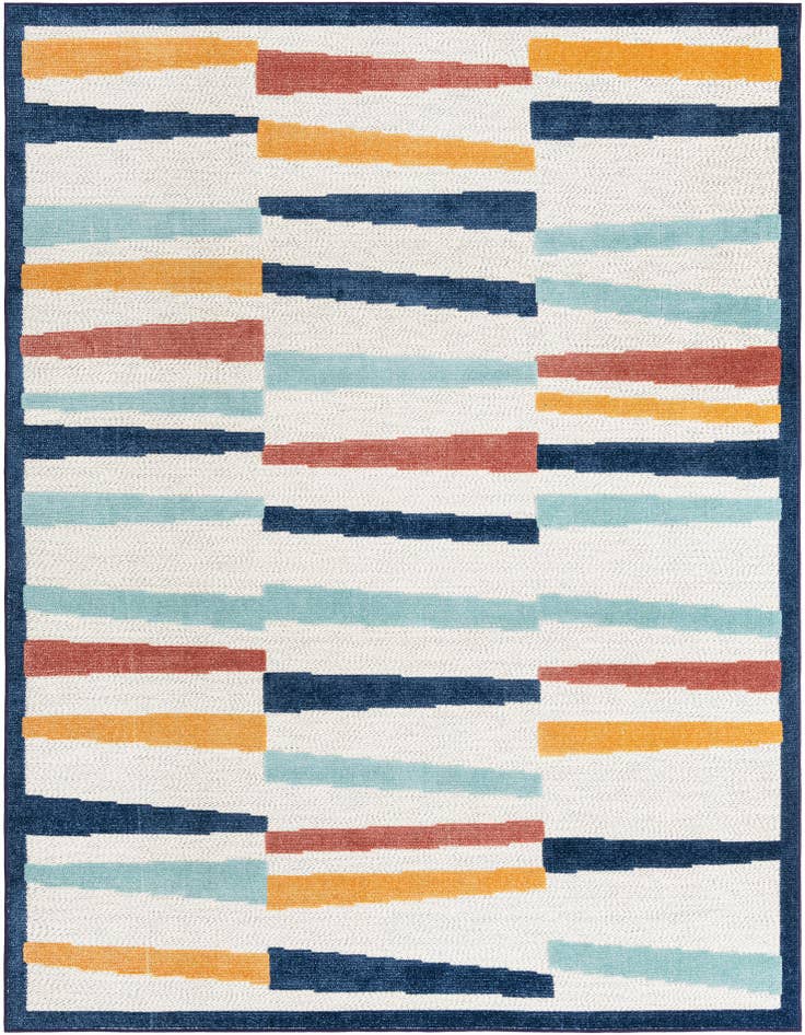 Detail image of 7' x 10' Easy-Clean Belize Indoor / Outdoor Rug