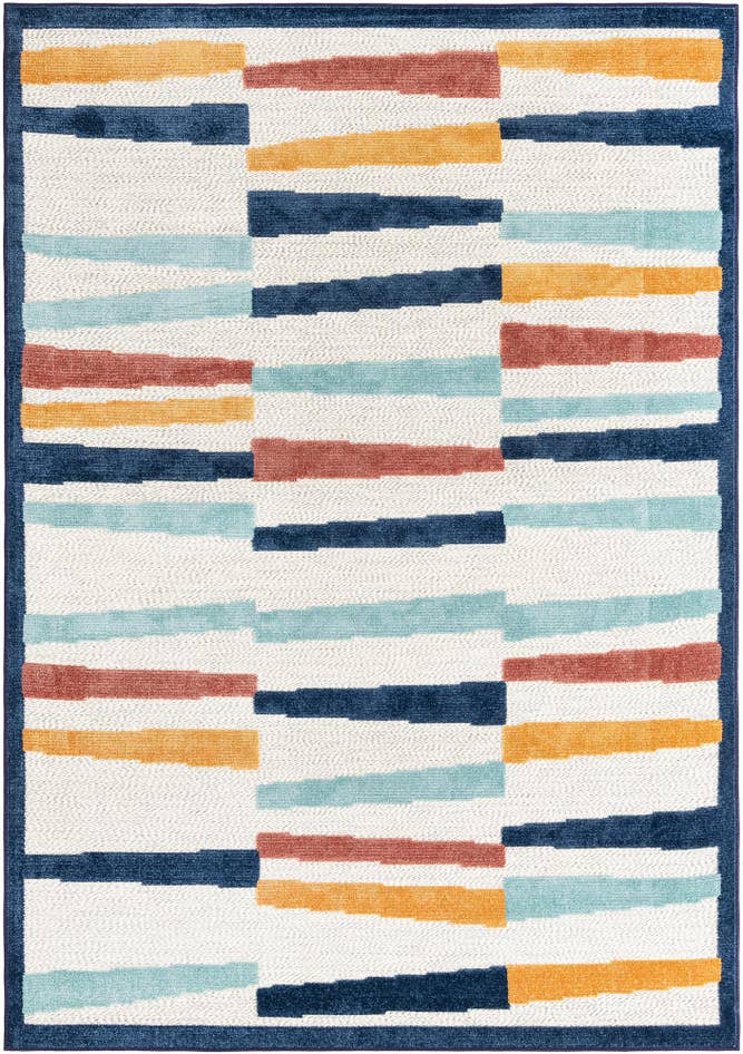 Detail image of 6' x 9' Easy-Clean Belize Indoor / Outdoor Rug