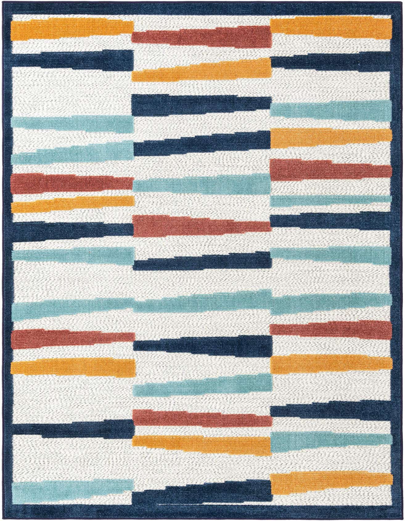 5' 3 x 8' Easy-Clean Belize Indoor / Outdoor Rug
