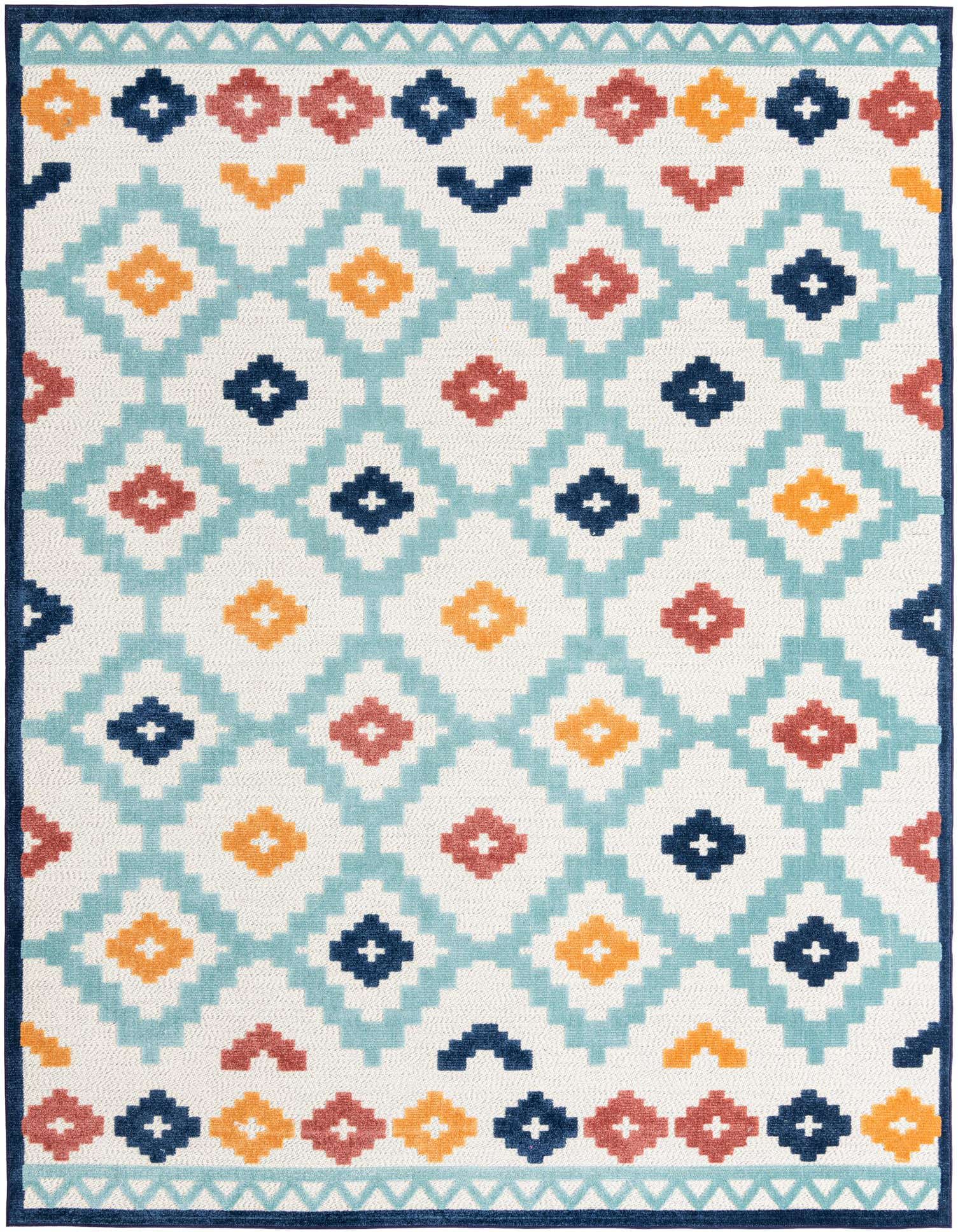 9' x 12' Easy-Clean Belize Indoor / Outdoor Rug