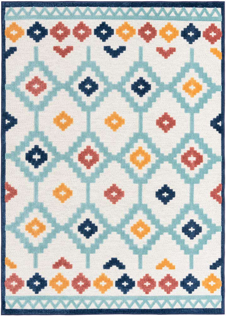7' 10 x 10' Easy-Clean Belize Indoor / Outdoor Rug