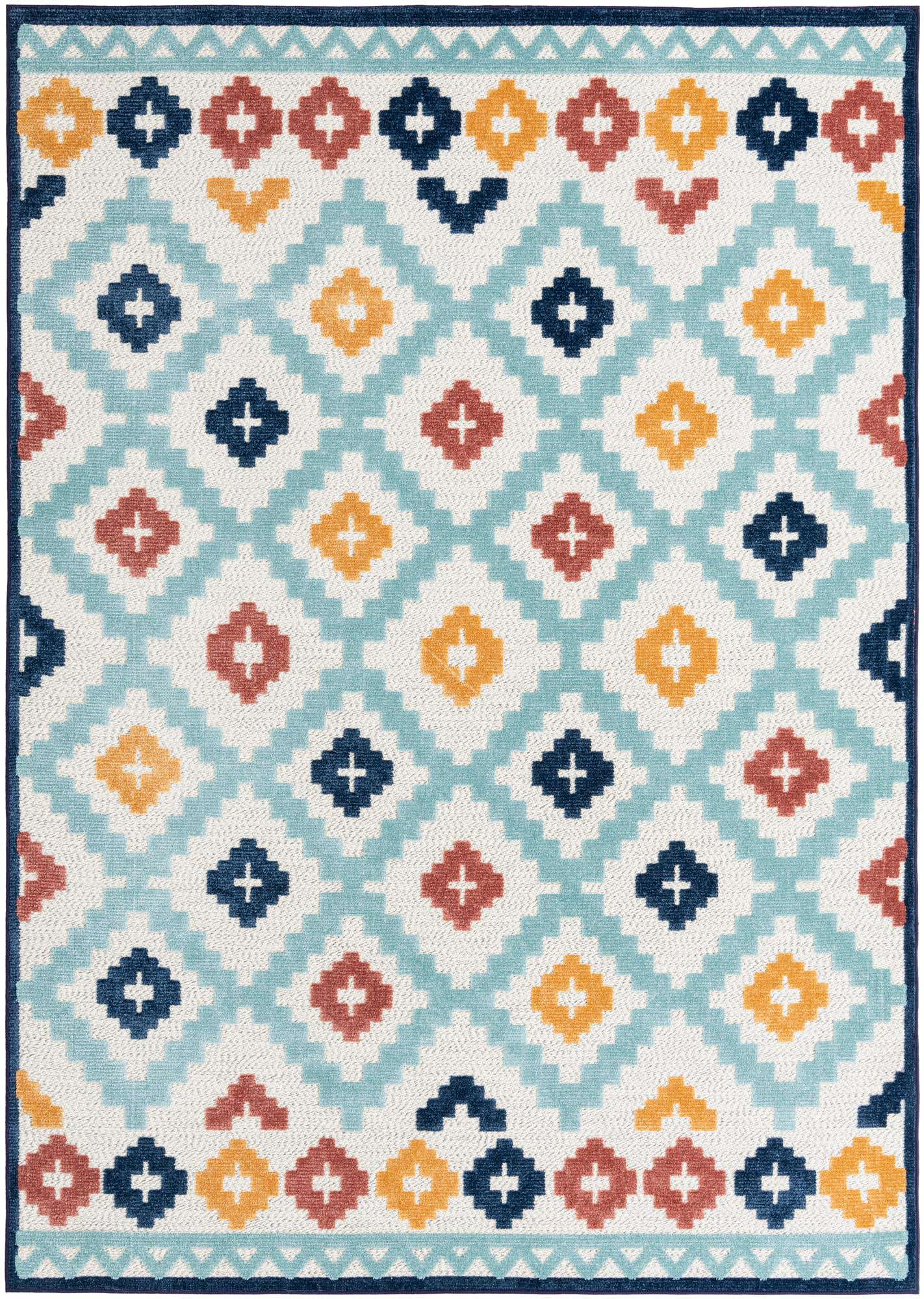 7' x 10' Easy-Clean Belize Indoor / Outdoor Rug