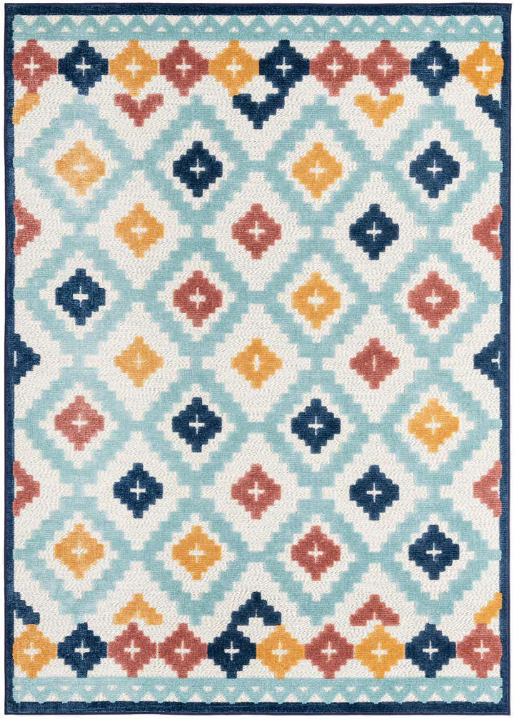 6' x 9' Easy-Clean Belize Indoor / Outdoor Rug